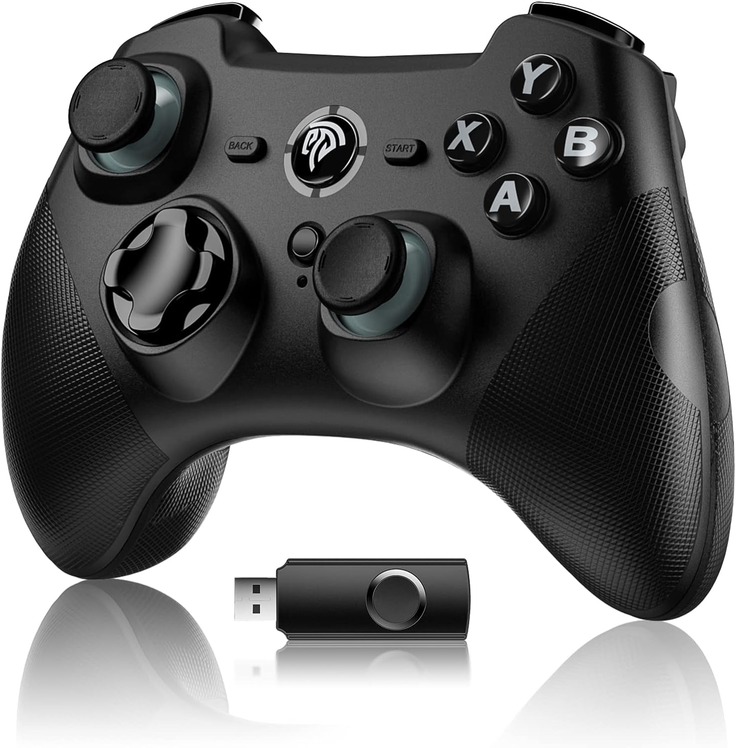 EasySMX PC Gamepad, 2,4 G draadloze PS3-controller, gaming-controller, Dual Shock, Turbo voor PS3/PC/Android TV-box/switch