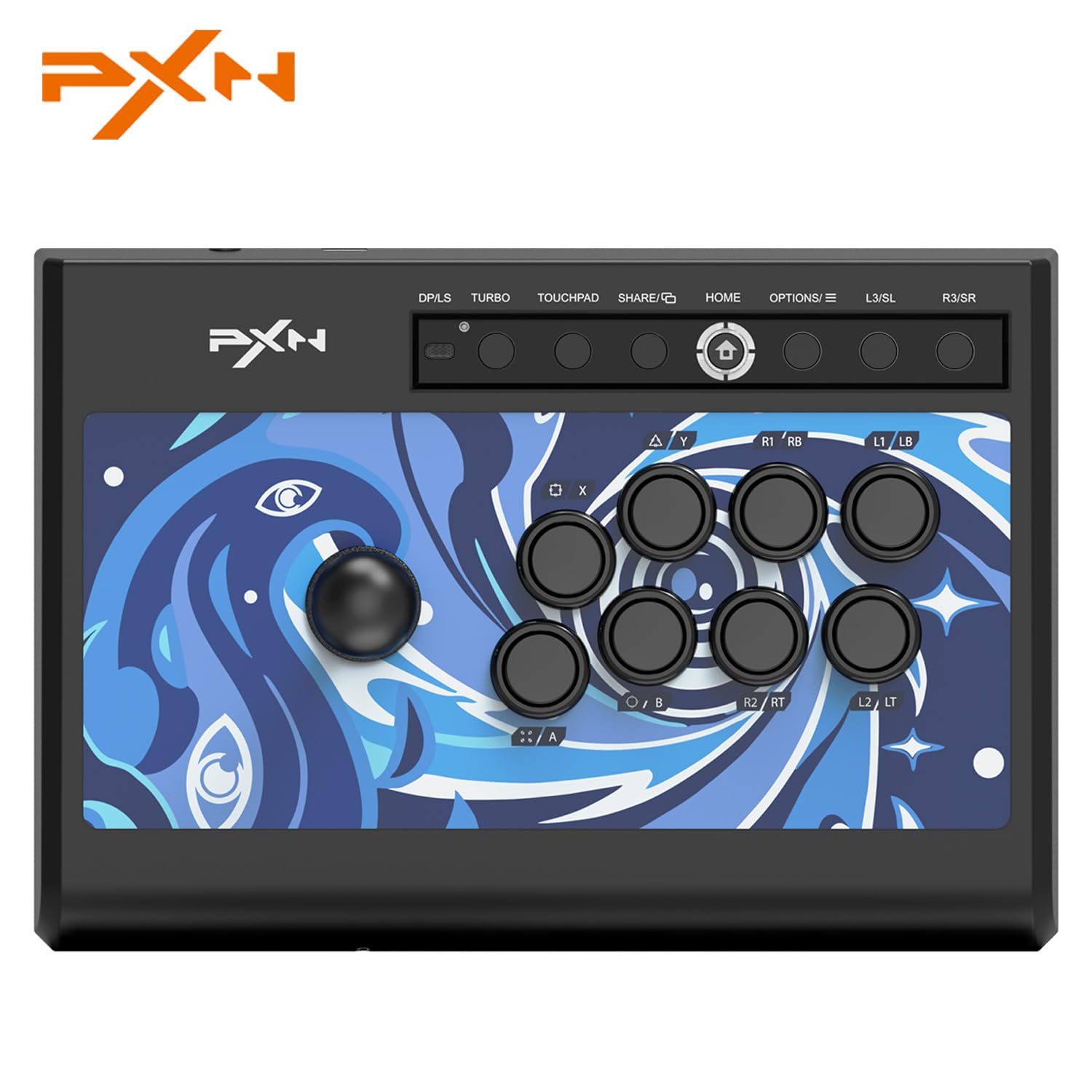 Review Samenvatting van PXN Arcade Fight Stick, 008 Street Fighter Arcade Game Fighting Joystick with USB Port, with Turbo & Audio Functions, Suitable for Xbox One, Xbox Series X|S, PS3, PS4, Switch/Switch Lith, PC Windows